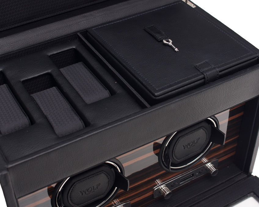 Wolf - Roadster Double Watch Winder w Storage | 457256