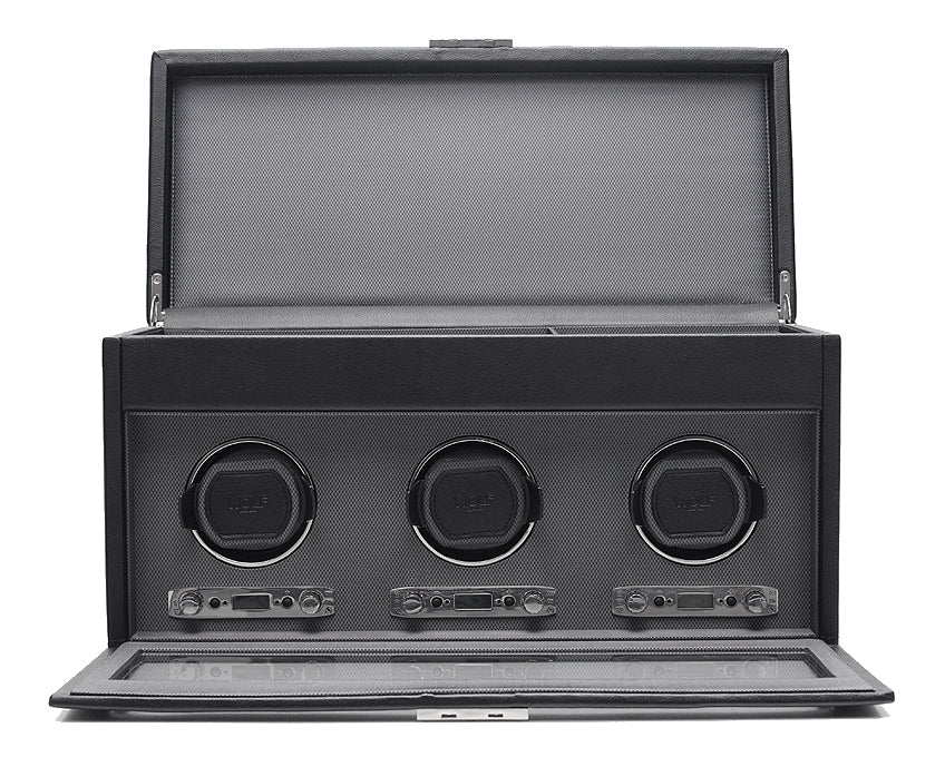 Wolf - Classic Triple Watch Winder w Storage | 456302