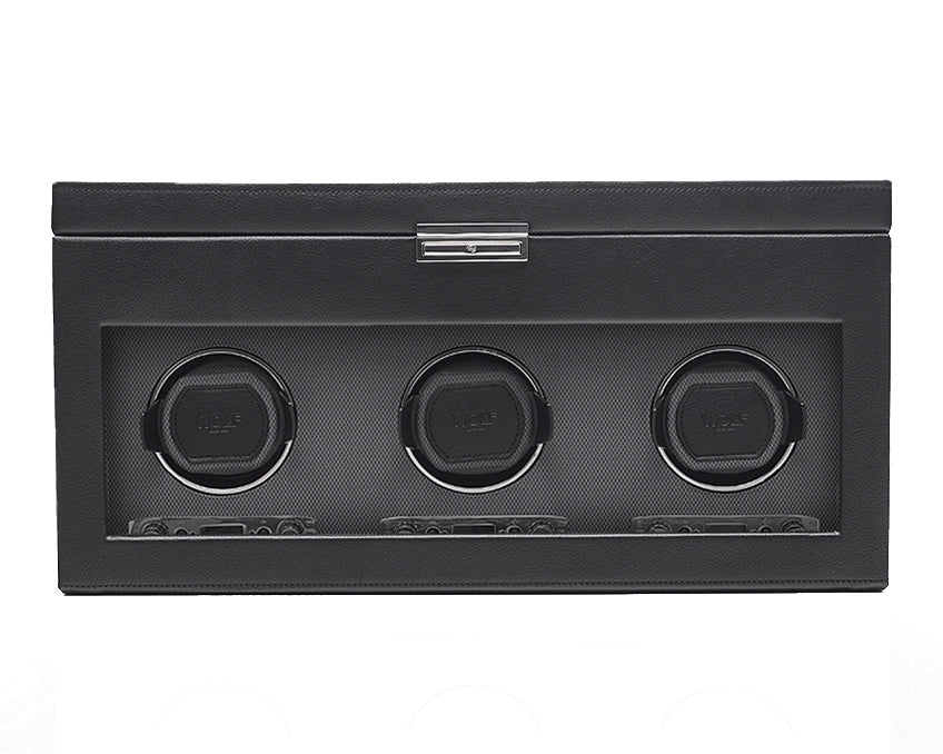 Wolf - Classic Triple Watch Winder w Storage | 456302