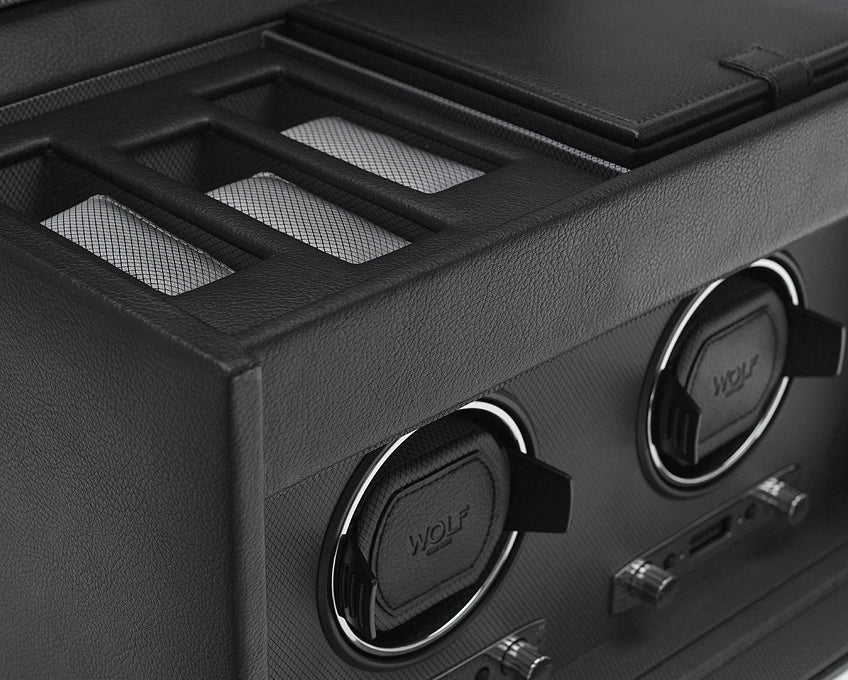 Wolf - Classic Double Watch Winder w Storage | 456202